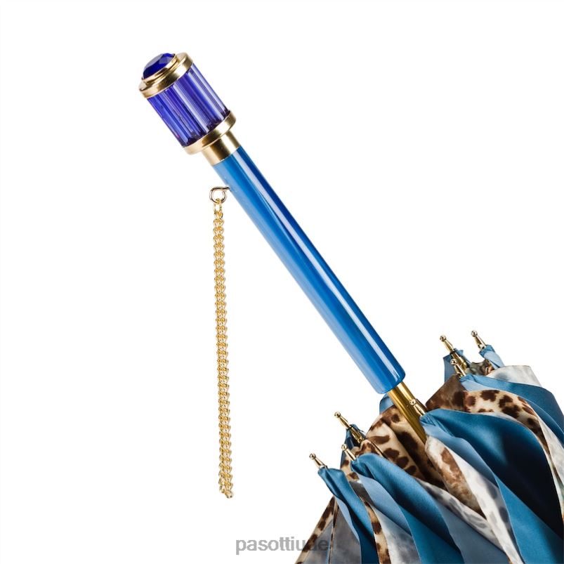 مظلة | 189 56084-4 s11 - مظلة زرقاء على شكل حيوان، قماش مزدوج PASOTTI Z446V410